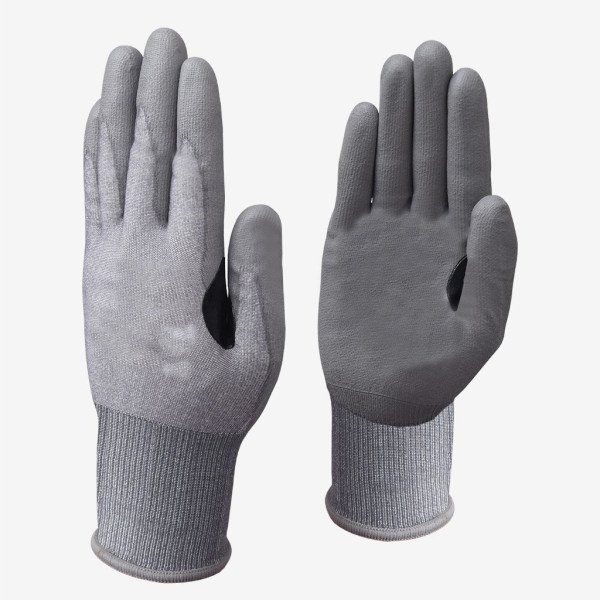 Grey PU Coated Safety Hand Gloves Manufacturers & Suppliers in India